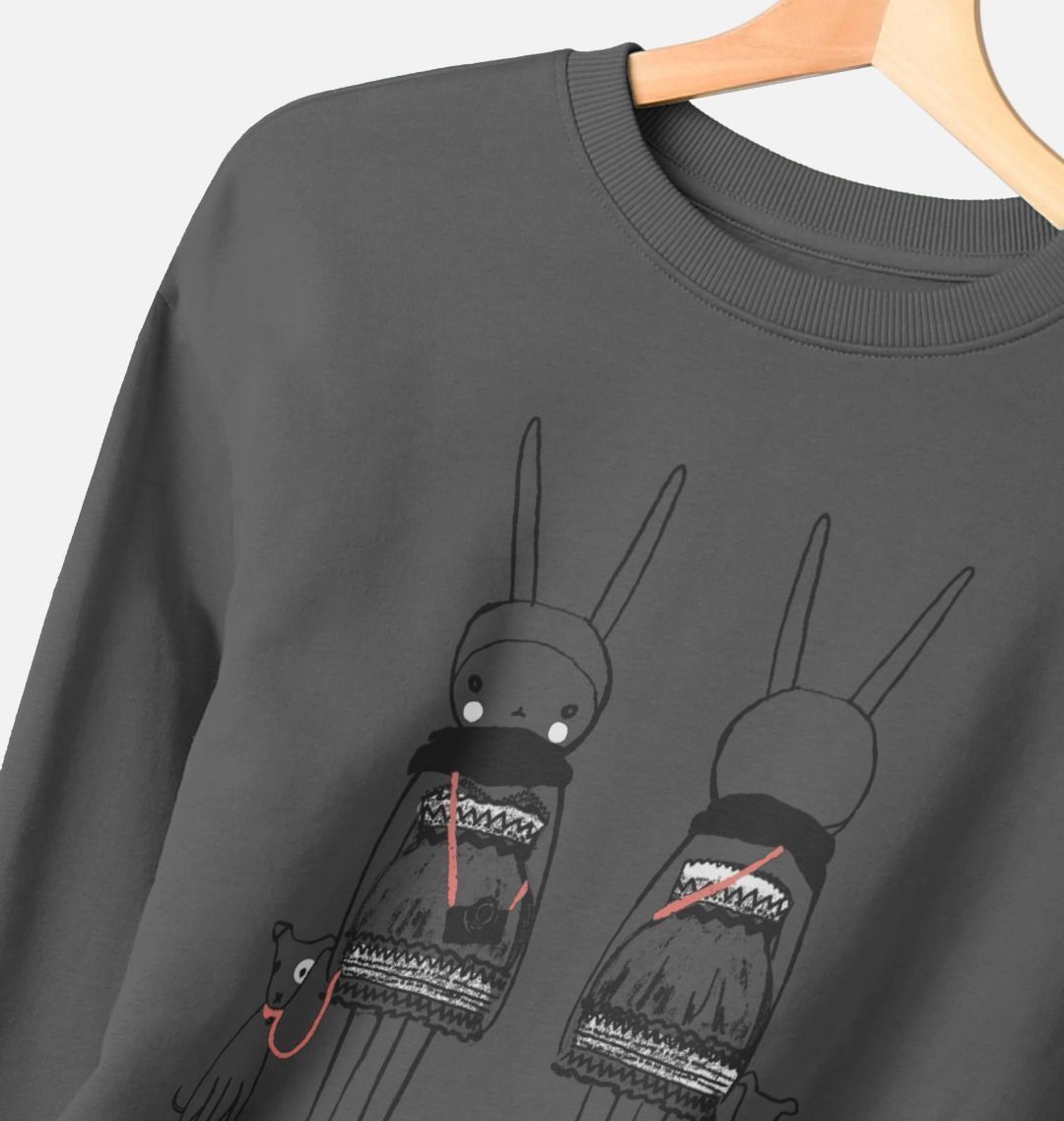Fifi & Stella \ Slate \ Oversized Sweatshirt