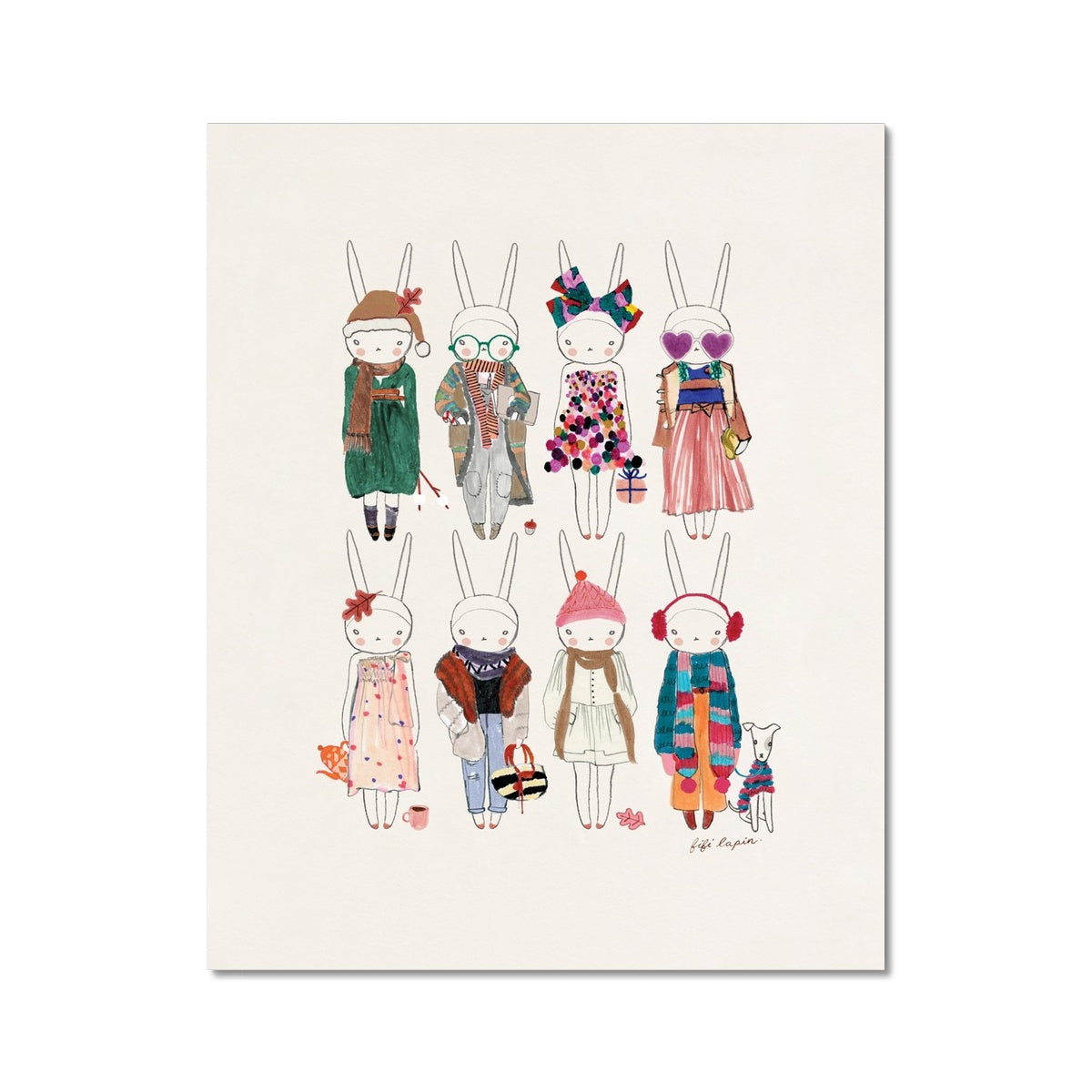 The Winter Doll Dress Up \ 8x10 Print