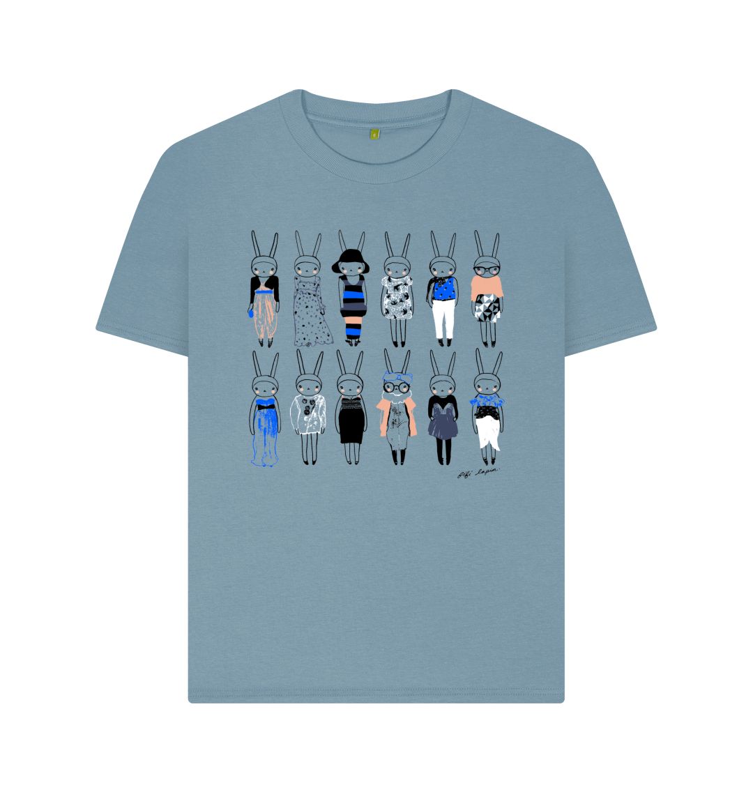 Stone Blue Yves Blue on blue \/ T-shirt