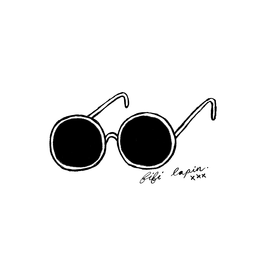 Fifi's Sunnies \ White \ T-Shirt
