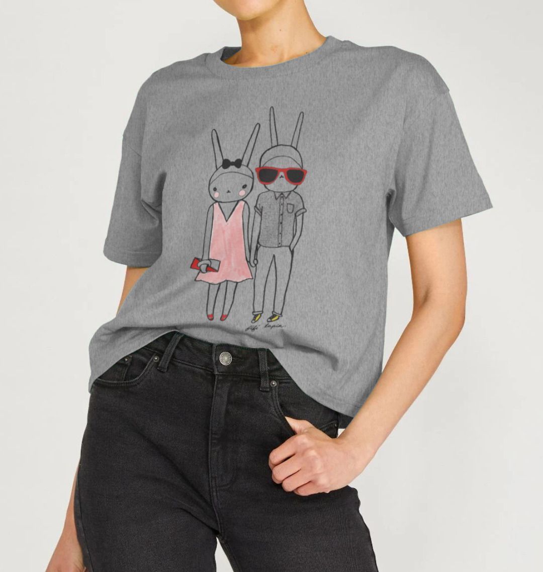 The Hopsters \ Grey \ Boxy Tee