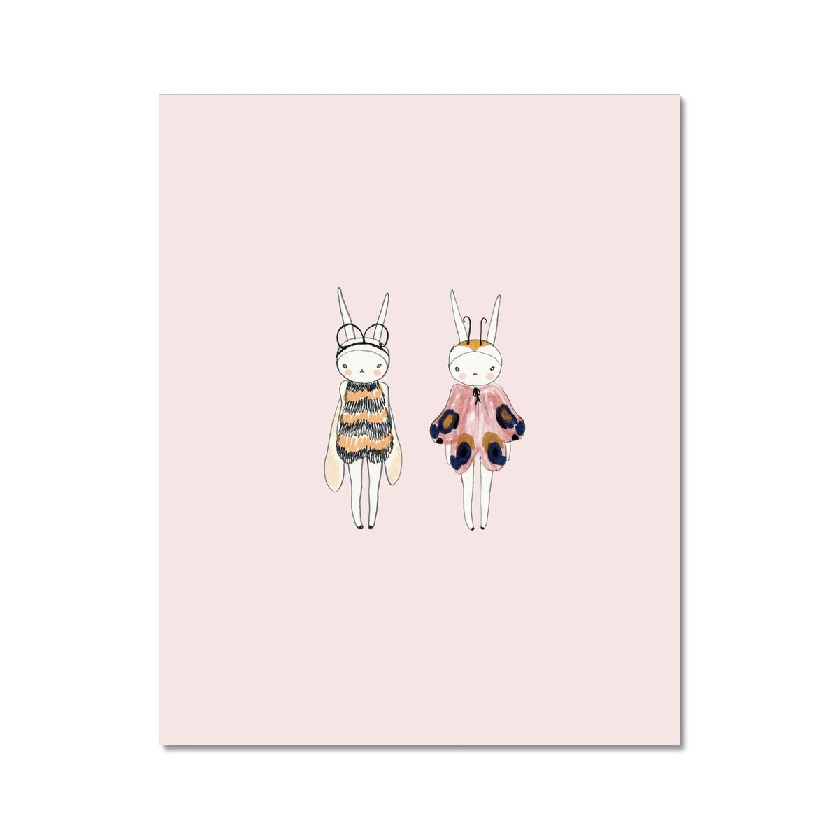 Bee and Butterfly \ 8x10 Print