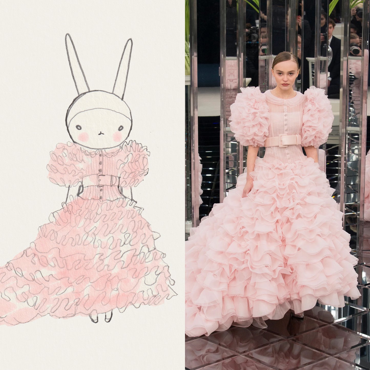 Icons \ Fifi Lapin wears Chanel Couture