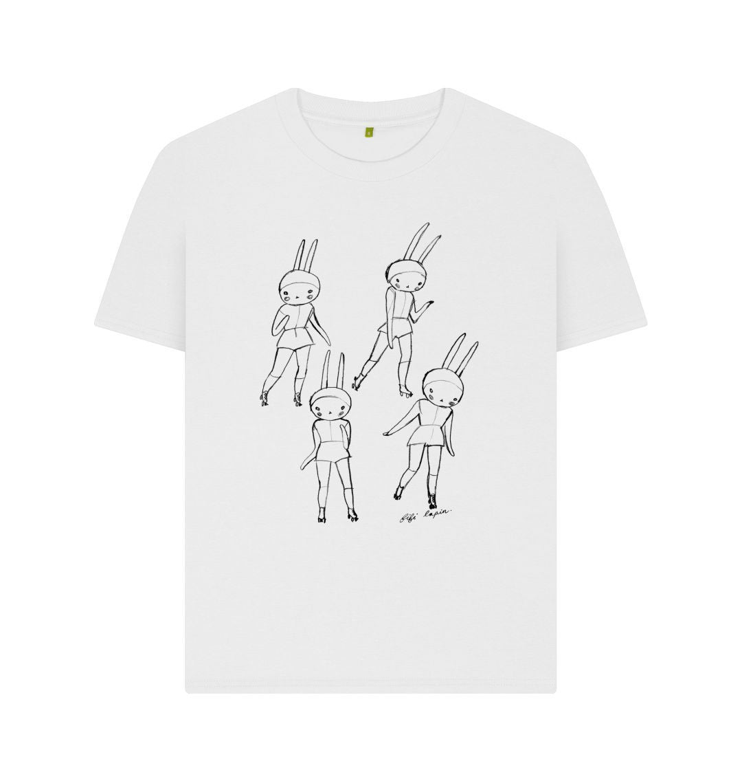 White Fifi Skates \\\\\\\\ T-Shirt